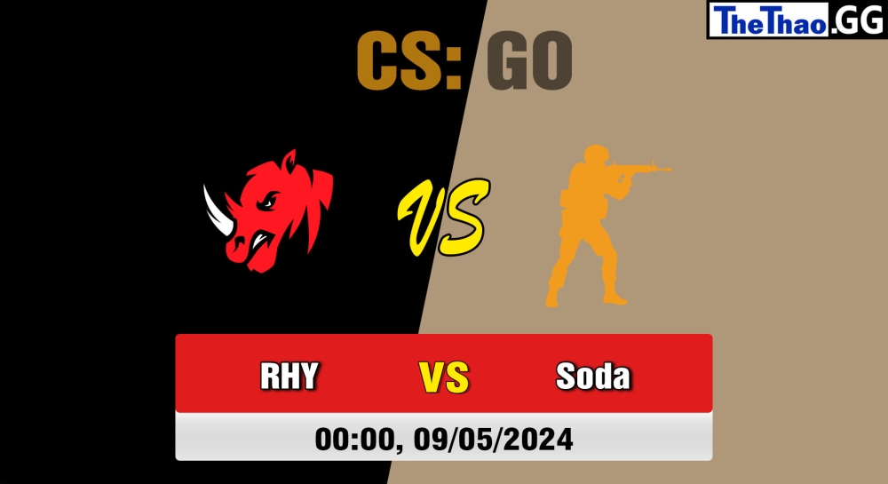 Cá cược CSGO, nhận định soi kèo Soda Gaming vs Rhyno Esports - ESEA Season 49: Advanced Division - Europe.