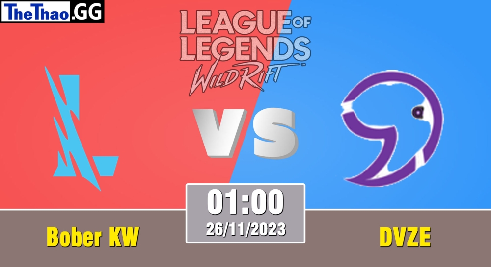 Cá cược Tốc Chiến, nhận định soi kèo Bober KW vs DVZE - Wild Circuit 2023 - Rift Legends Season 3.