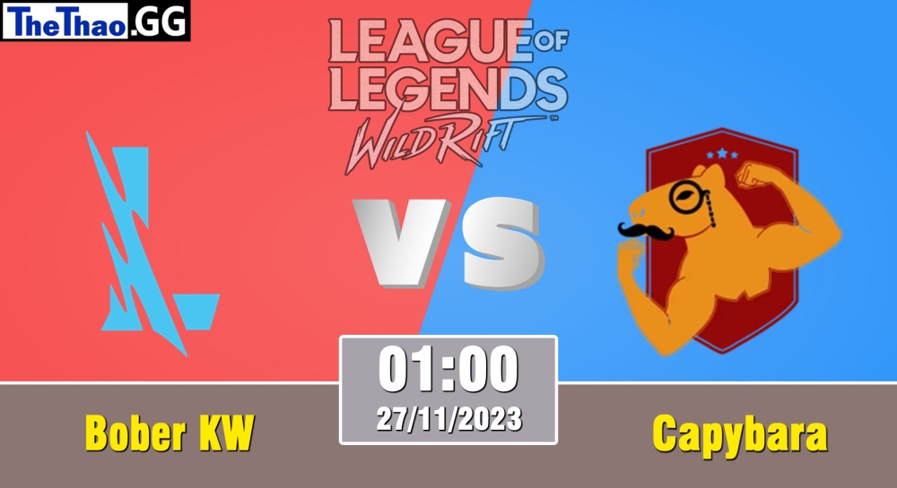Cá cược Tốc Chiến, nhận định soi kèo Bober KW vs Almighty Capybara Elites - Wild Circuit 2023 - Rift Legends Season 3.