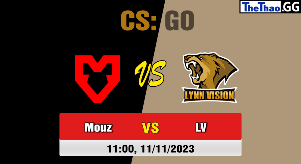 Cá cược CSGO, nhận định soi kèo Mouz vs Lynn Vision - [MR12] CS Asia Championships 2023 - Playoffs