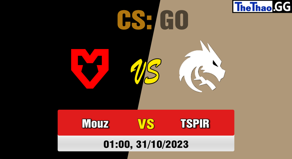 Cá cược CSGO, nhận định soi kèo Mouz vs Team Spirit - [MR12] TP World Championship 2023 Group C