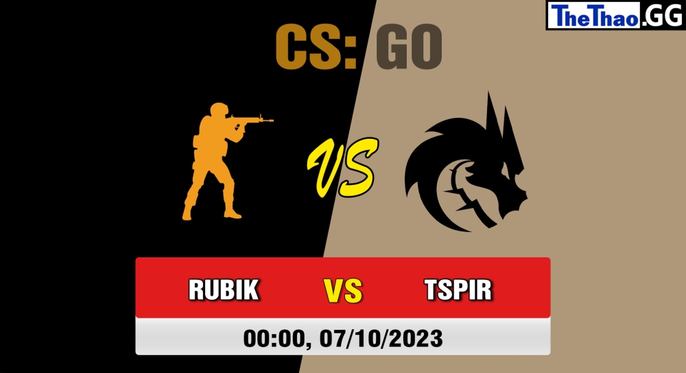 Cá cược CSGO, nhận định soi kèo Team Spirit vs RUBIK - [MR12] ESL Challenger League Season 46: Europe.
