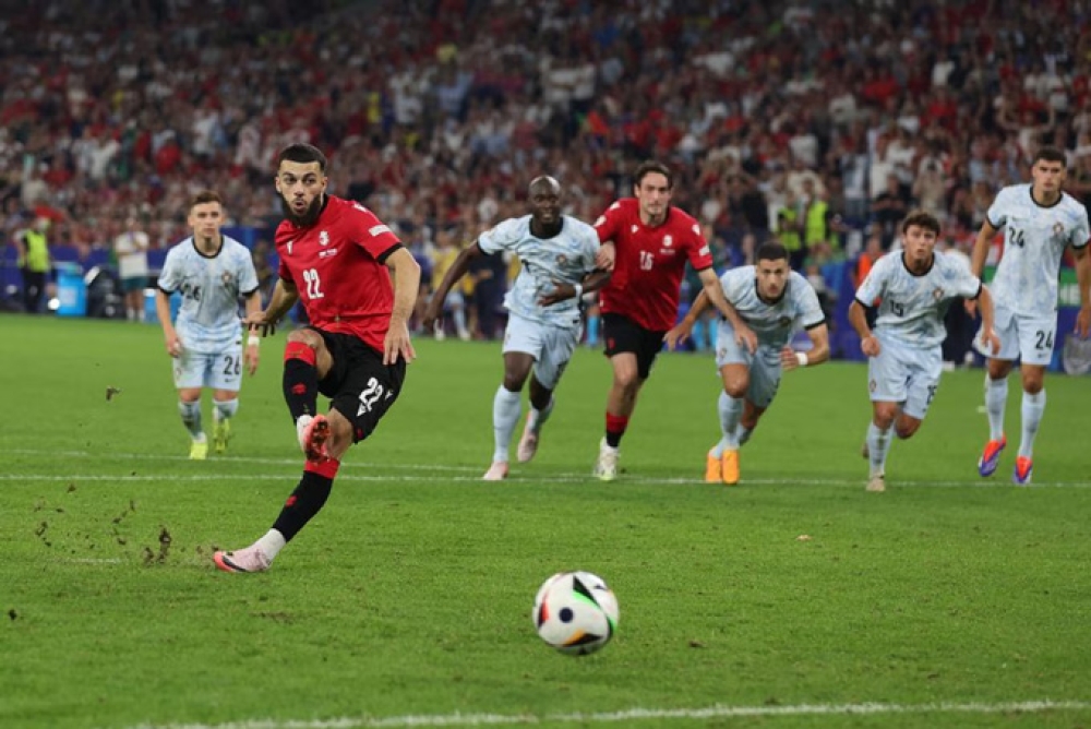 EURO 2024: Georgia đánh bại Bồ Đào Nha để vào vòng 1/8